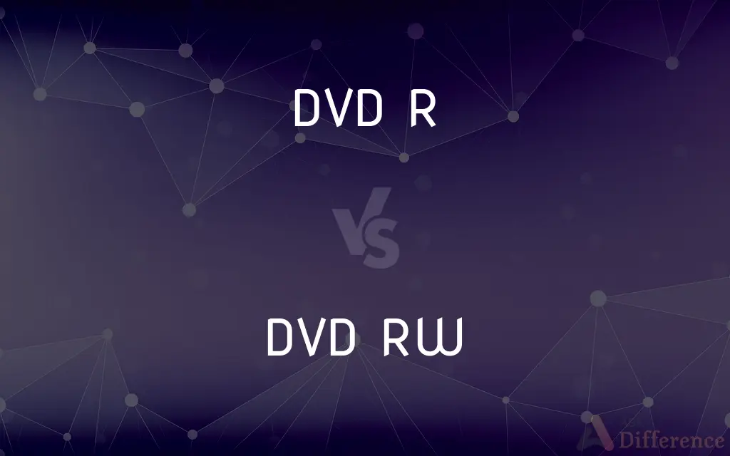 DVD R vs. DVD RW — What's the Difference?