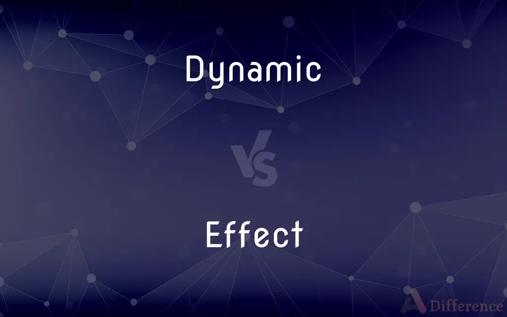 Dynamic vs. Effect — What's the Difference?