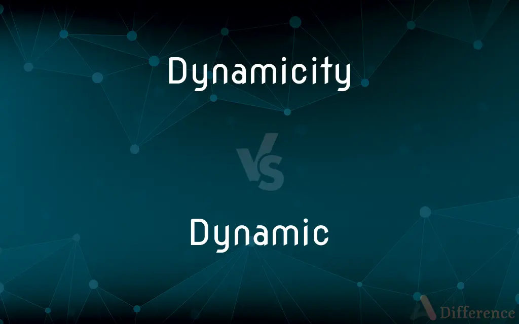 Dynamicity vs. Dynamic — What's the Difference?