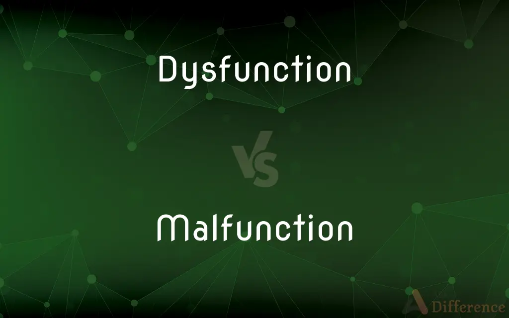Dysfunction vs. Malfunction — What's the Difference?