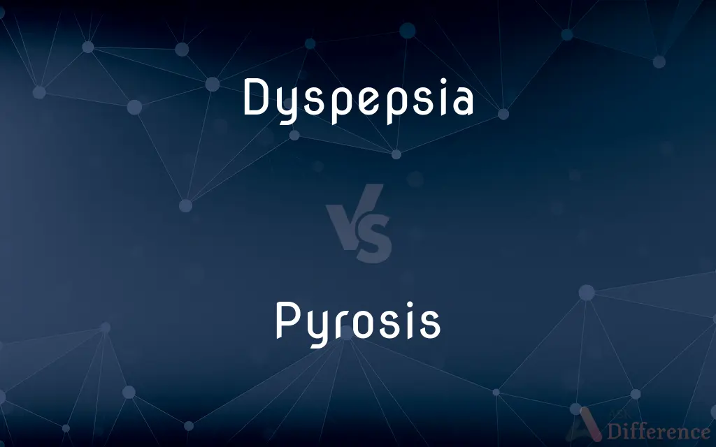 Dyspepsia vs. Pyrosis — What's the Difference?