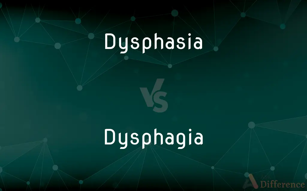 Dysphasia vs. Dysphagia — What's the Difference?