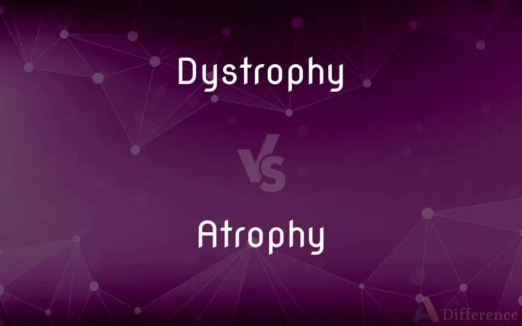 Dystrophy vs. Atrophy — What's the Difference?