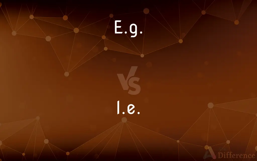 E.g. vs. I.e. — What's the Difference?