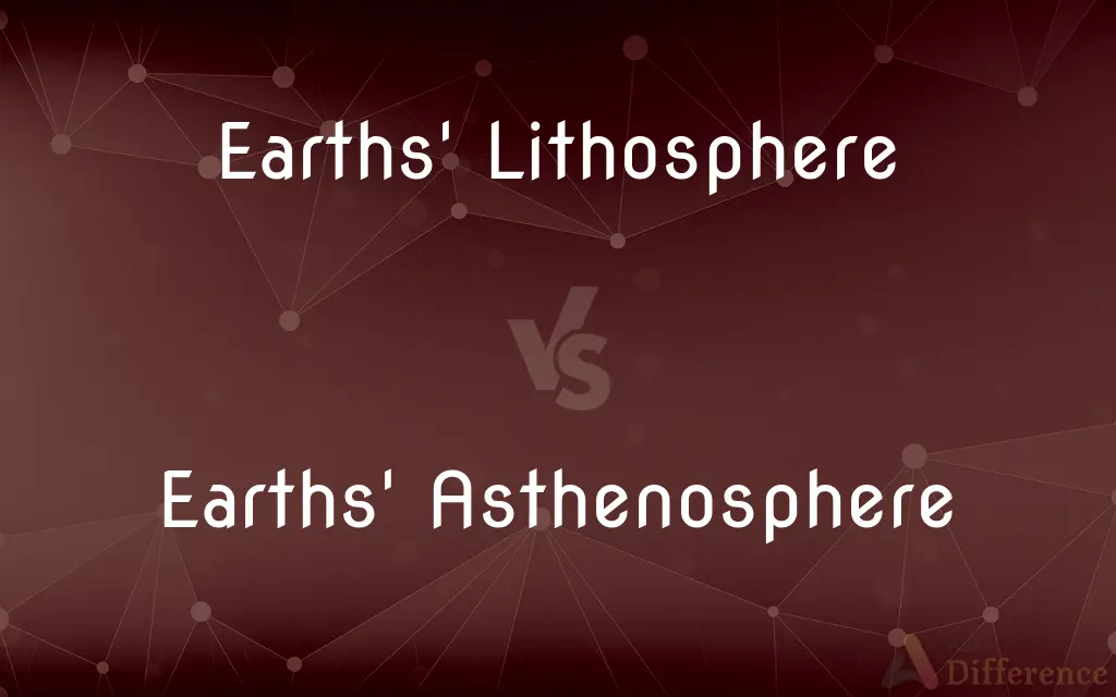 Earths' Lithosphere vs. Earths' Asthenosphere — What's the Difference?