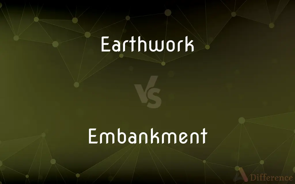 Earthwork vs. Embankment — What's the Difference?