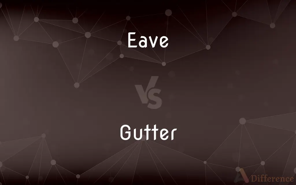 Eave vs. Gutter — What's the Difference?