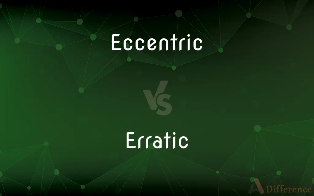 Eccentric vs. Erratic — What's the Difference?