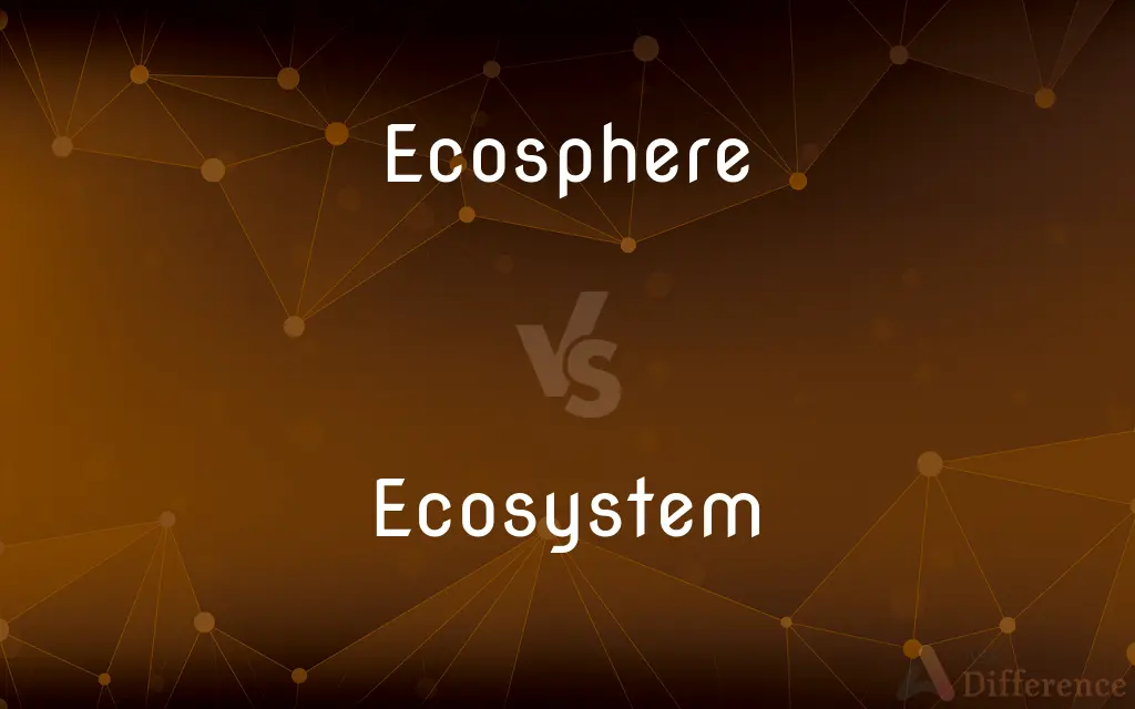 Ecosphere vs. Ecosystem — What's the Difference?
