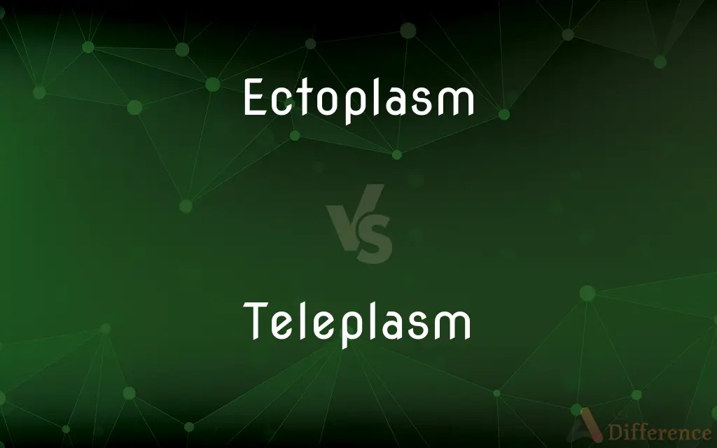 Ectoplasm vs. Teleplasm — What's the Difference?