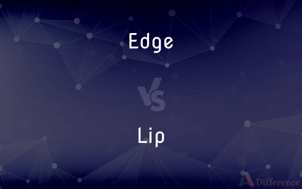 Edge vs. Lip — What's the Difference?