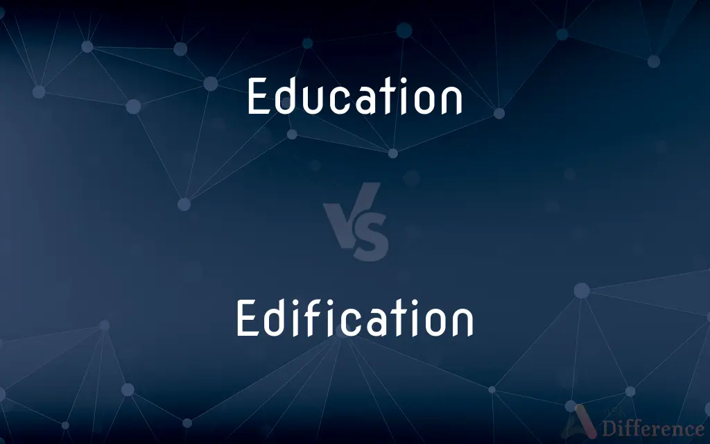 Education vs. Edification — What's the Difference?