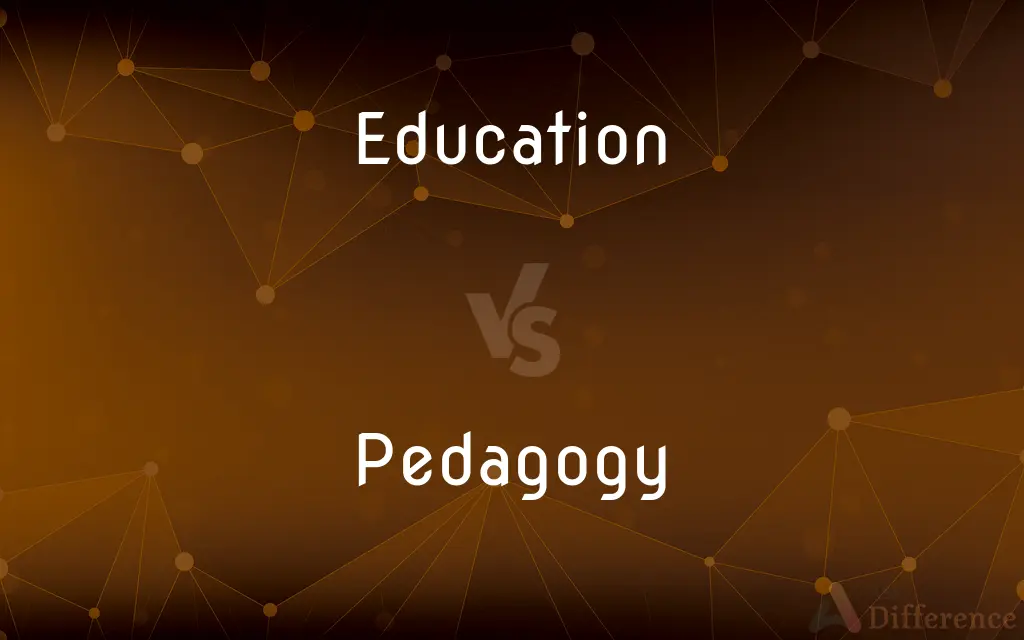 Education vs. Pedagogy — What's the Difference?
