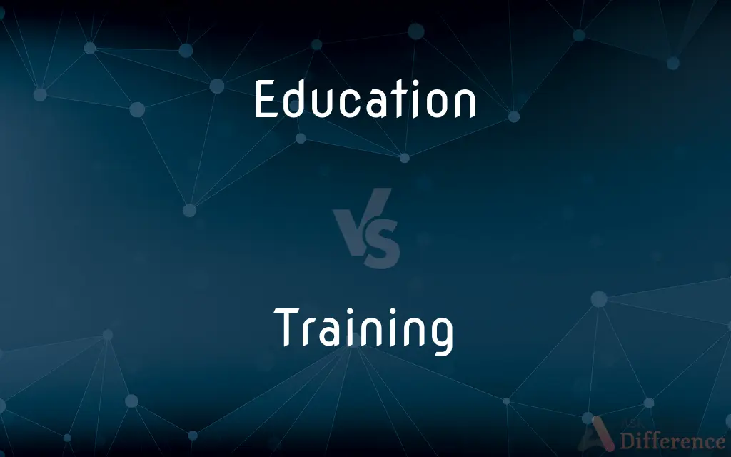 Education vs. Training — What's the Difference?