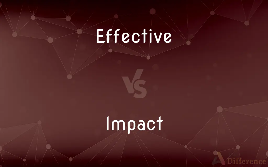 Effective vs. Impact — What's the Difference?