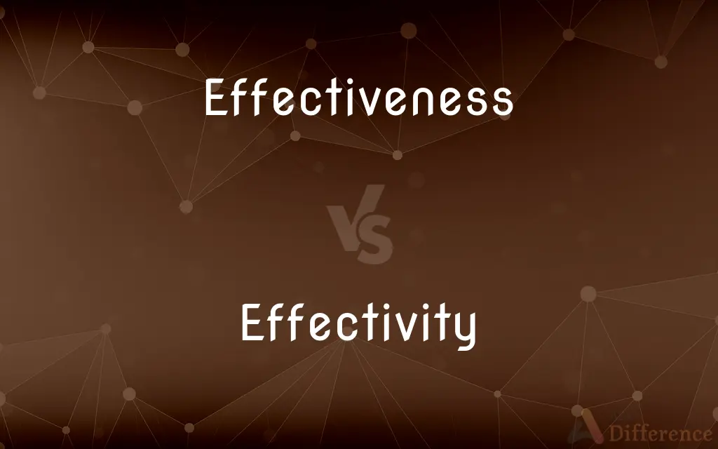 Effectiveness vs. Effectivity — What's the Difference?
