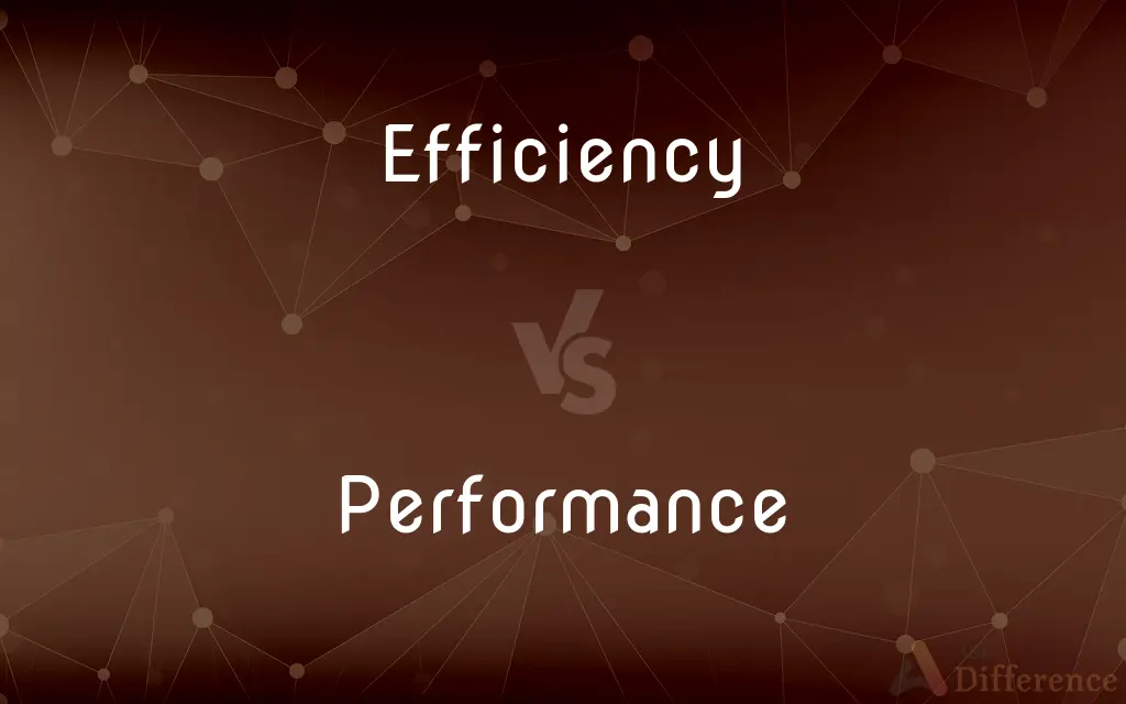 Efficiency vs. Performance — What's the Difference?
