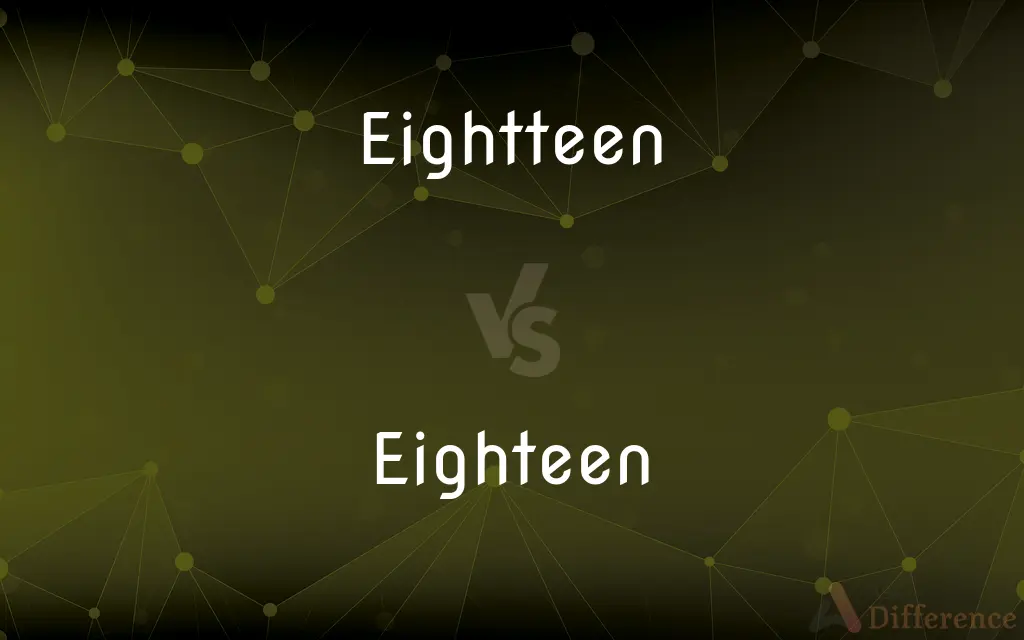 Eightteen vs. Eighteen — Which is Correct Spelling?