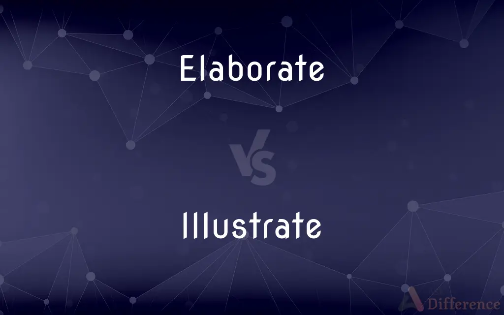 Elaborate vs. Illustrate — What's the Difference?