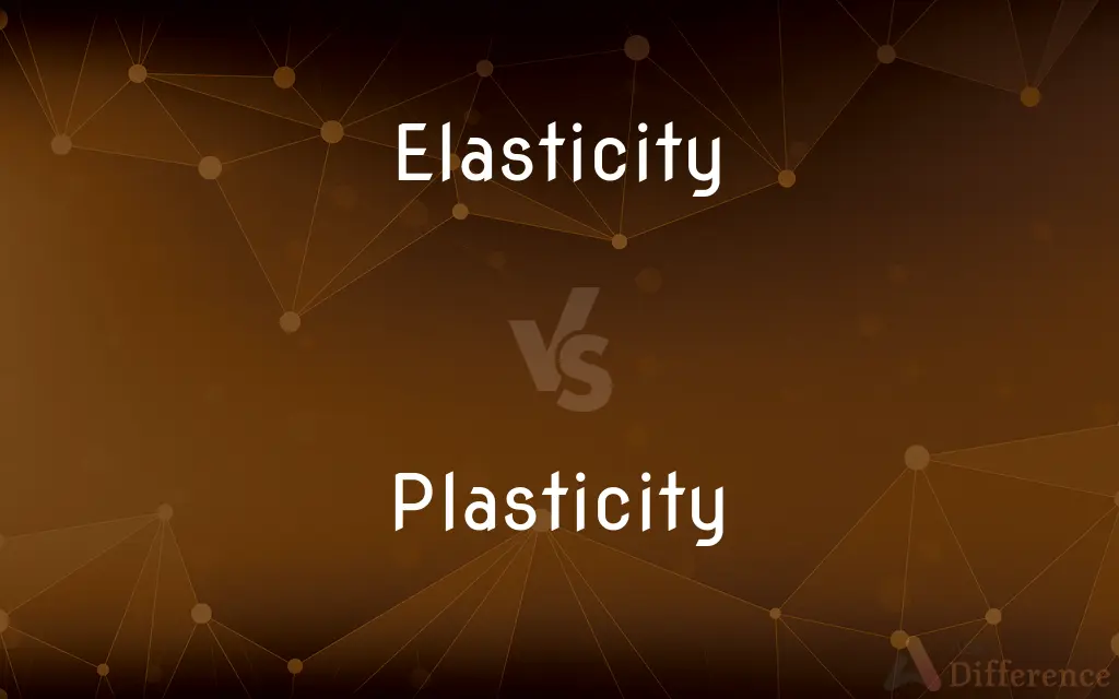 Elasticity vs. Plasticity — What's the Difference?