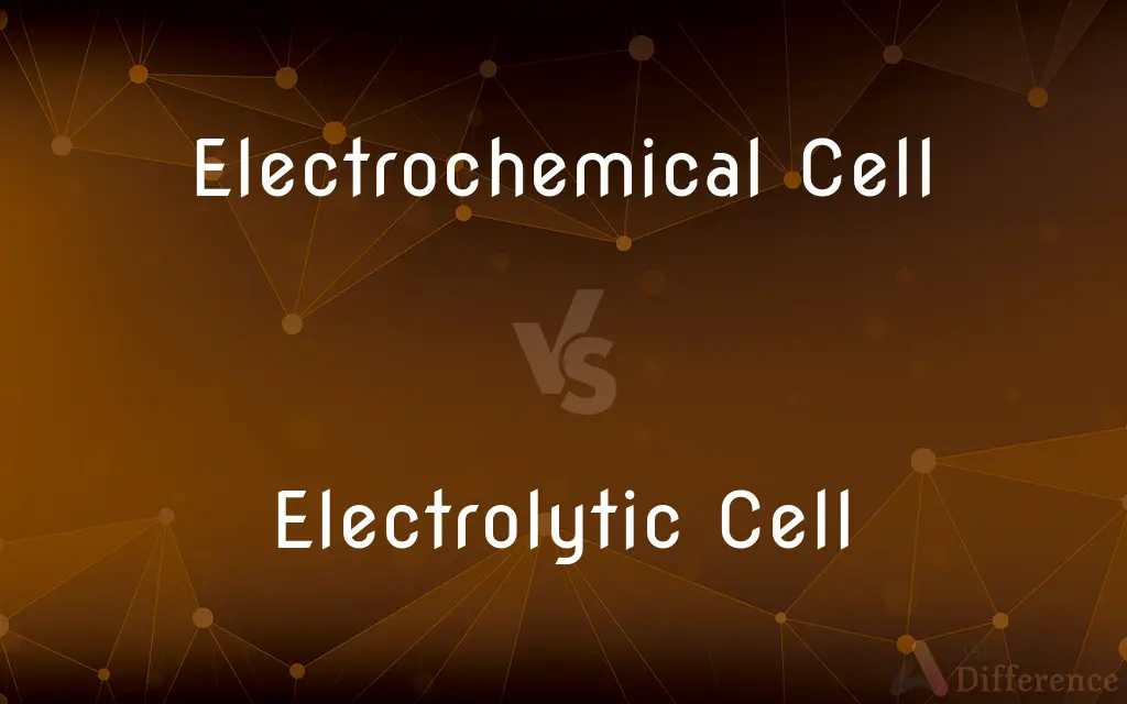 Electrochemical Cell vs. Electrolytic Cell — What's the Difference?