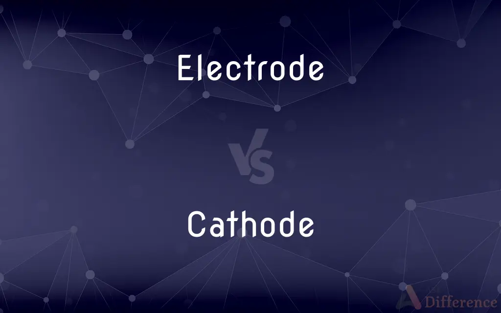Electrode vs. Cathode — What's the Difference?