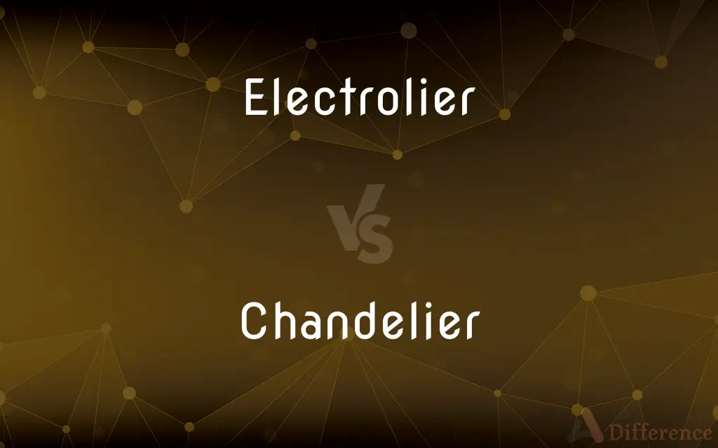 Electrolier vs. Chandelier — What's the Difference?