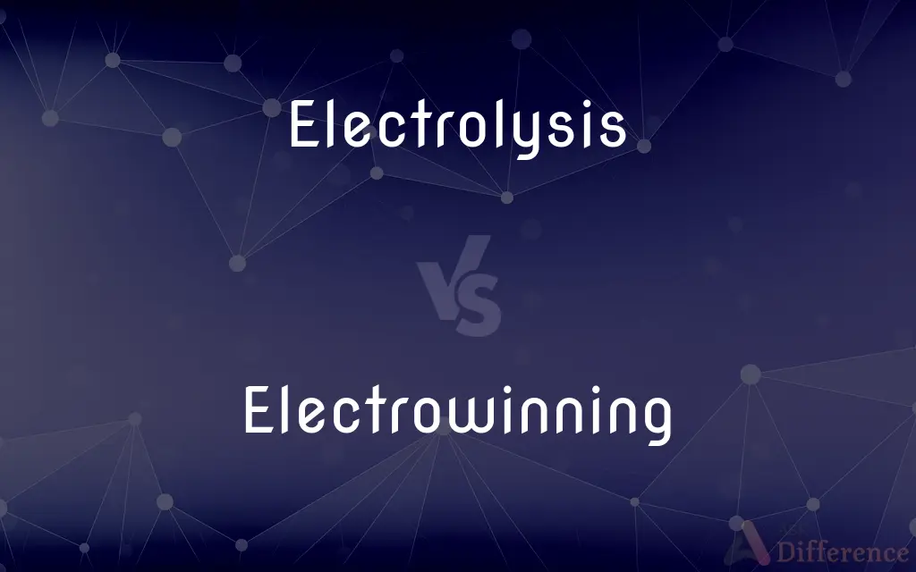Electrolysis vs. Electrowinning — What's the Difference?
