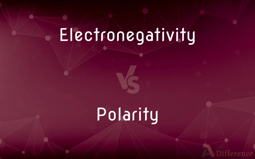 Electronegativity vs. Polarity — What's the Difference?
