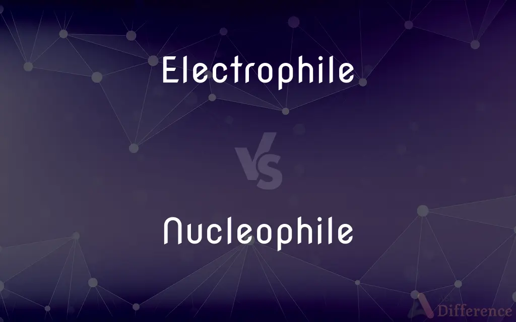 Electrophile vs. Nucleophile — What's the Difference?
