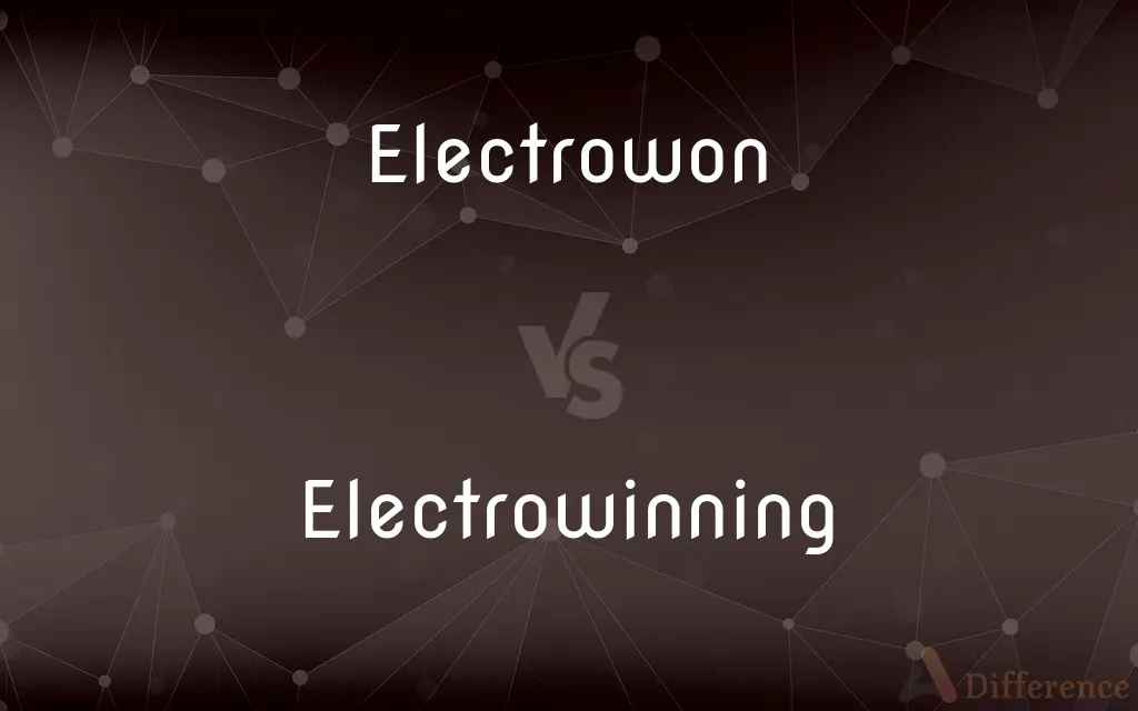 Electrowon vs. Electrowinning