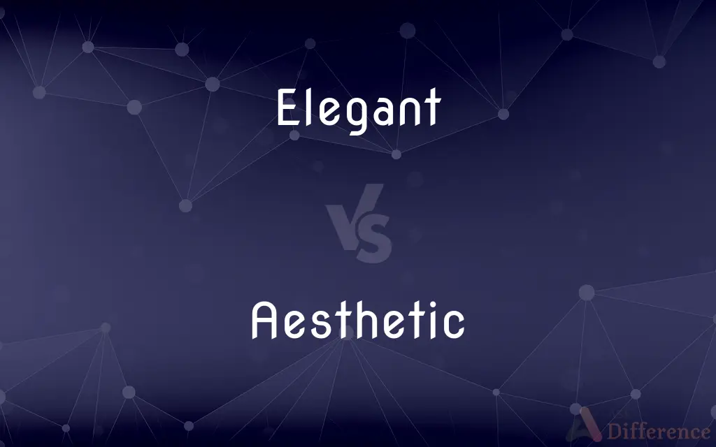 Elegant vs. Aesthetic — What's the Difference?