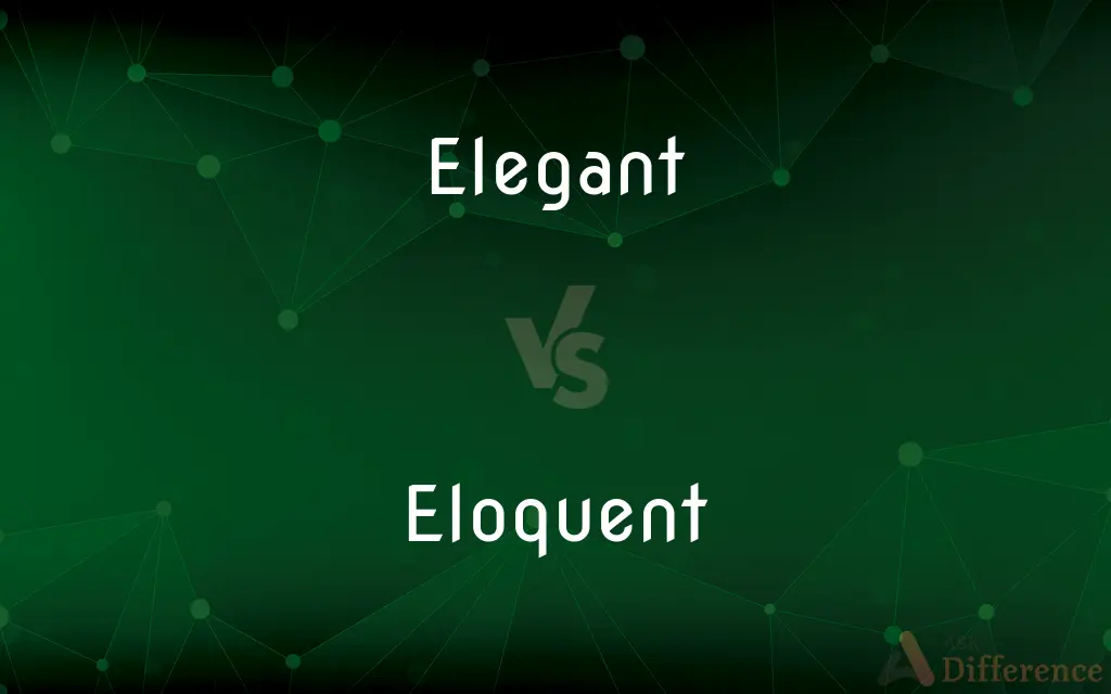 Elegant vs. Eloquent — What's the Difference?