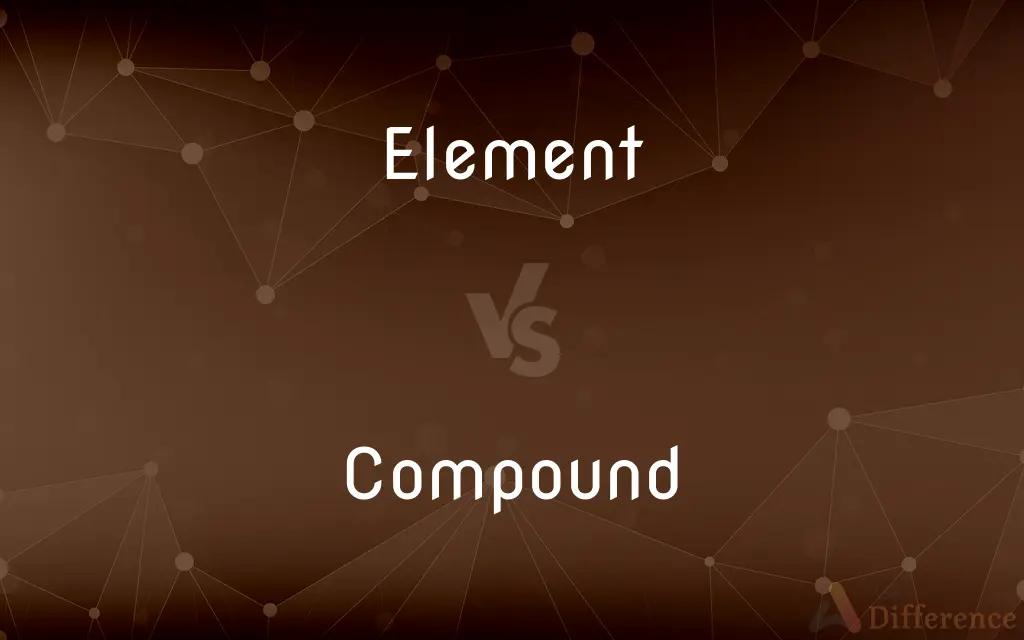 Element vs. Compound — What's the Difference?