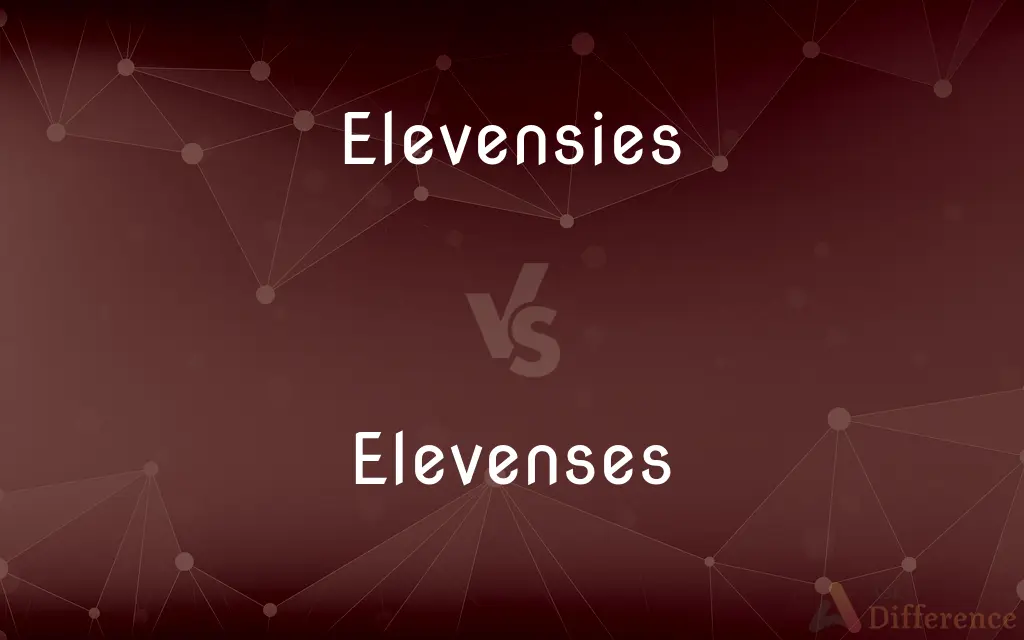 Elevensies vs. Elevenses — What's the Difference?