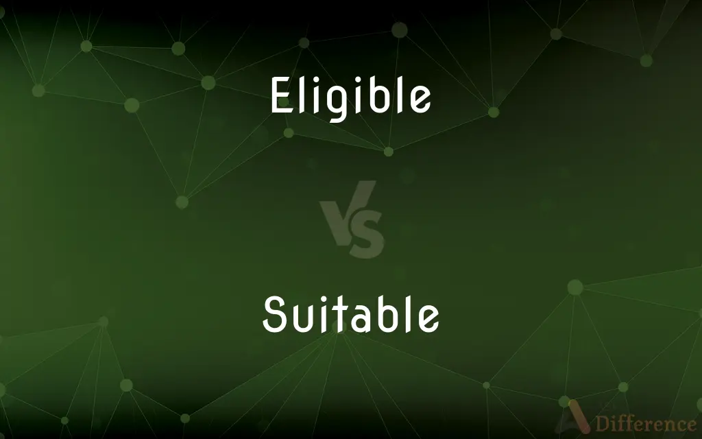 Eligible vs. Suitable — What's the Difference?