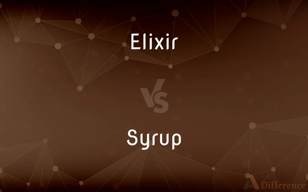 Elixir vs. Syrup — What's the Difference?