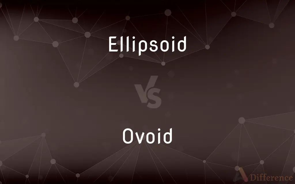 Ellipsoid vs. Ovoid — What's the Difference?