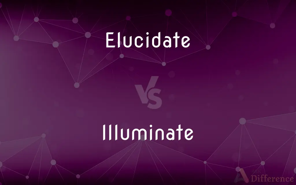 Elucidate vs. Illuminate — What's the Difference?