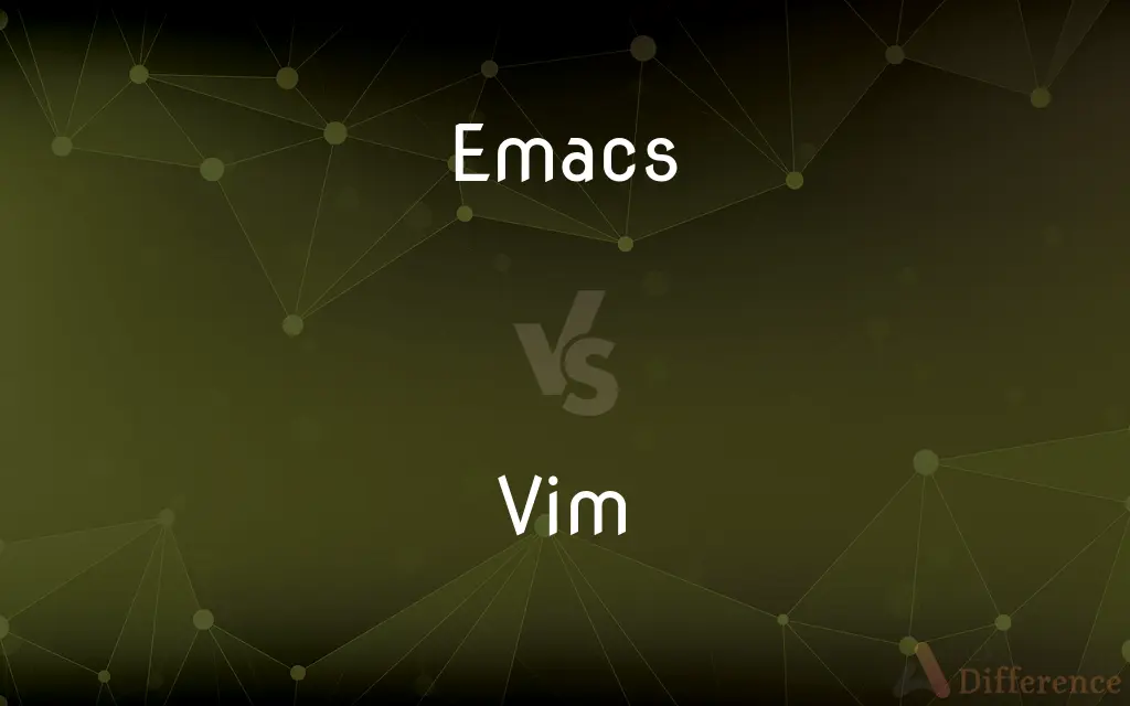 Emacs vs. Vim — What's the Difference?