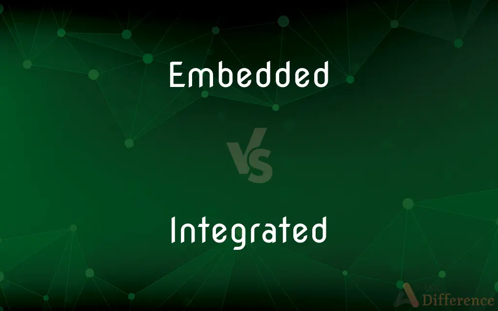Embedded vs. Integrated — What's the Difference?