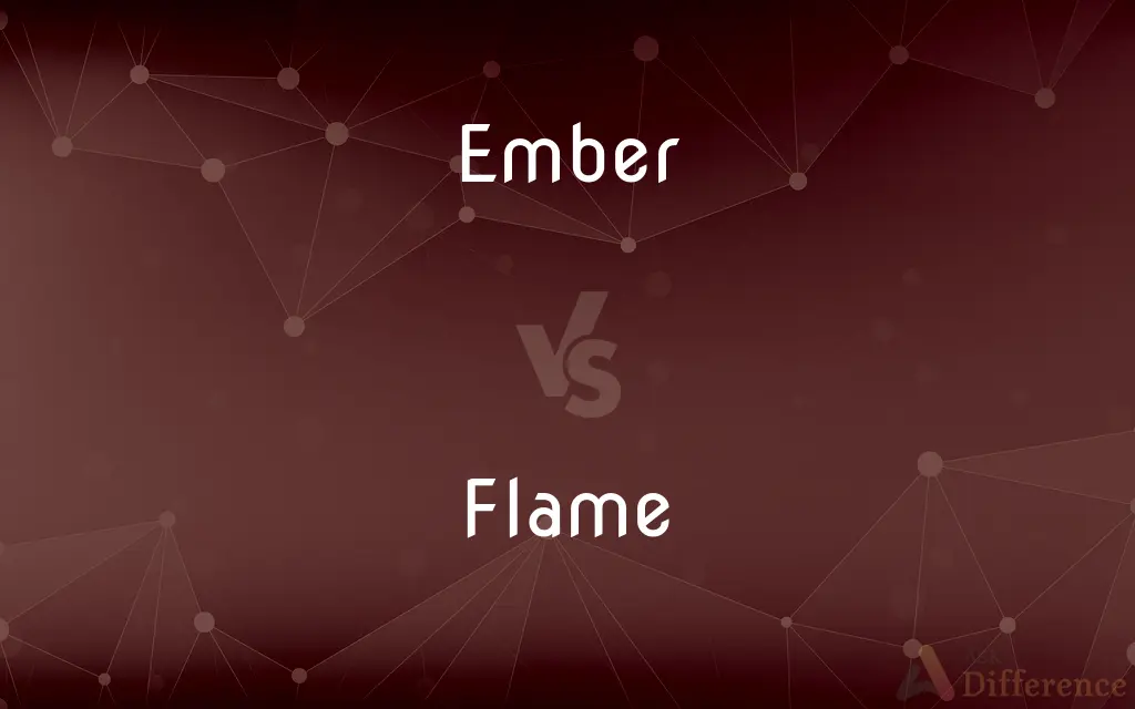 Ember vs. Flame — What's the Difference?
