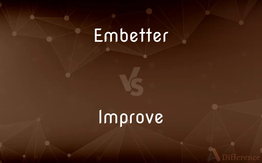 Embetter vs. Improve — What's the Difference?