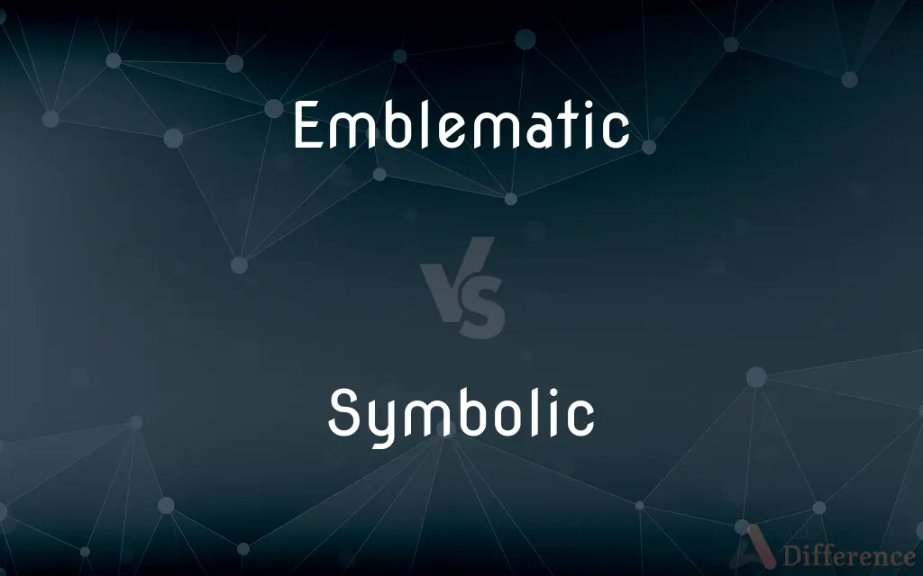 Emblematic vs. Symbolic — What's the Difference?
