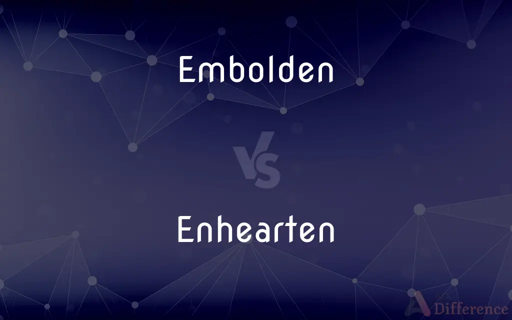 Embolden vs. Enhearten — What's the Difference?