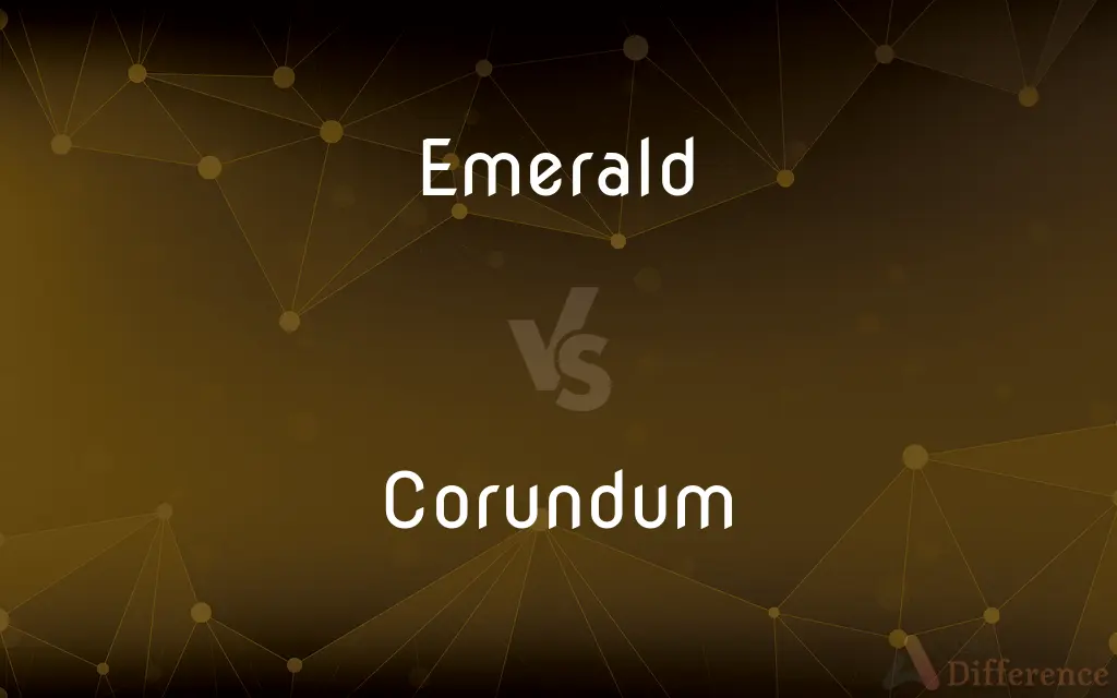 Emerald vs. Corundum — What's the Difference?