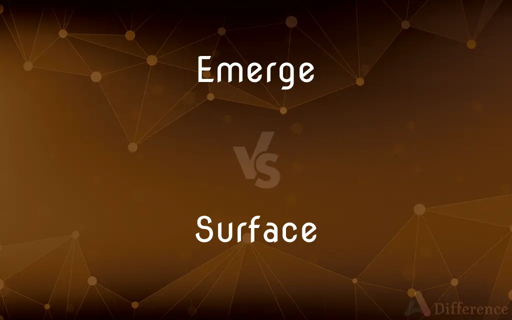 Emerge vs. Surface — What's the Difference?