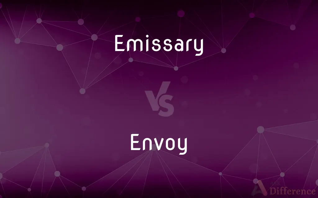 Emissary vs. Envoy — What's the Difference?