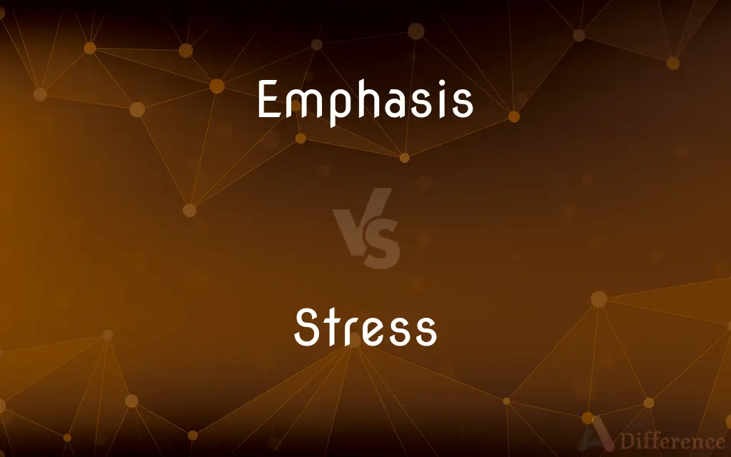 Emphasis vs. Stress — What's the Difference?