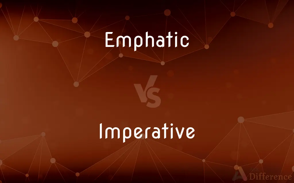 Emphatic vs. Imperative — What's the Difference?